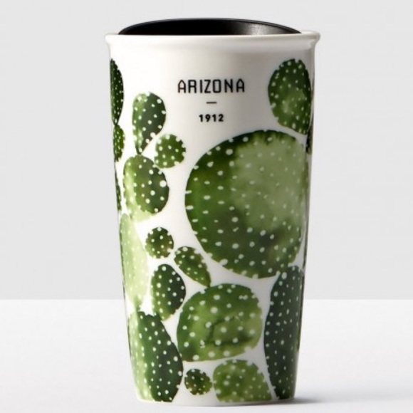 Starbucks Other - STARBUCKS 2017 ARIZONA CACTUS DOUBLE WALL TRAVEL CERAMIC TUMBLER 12 FL OZ